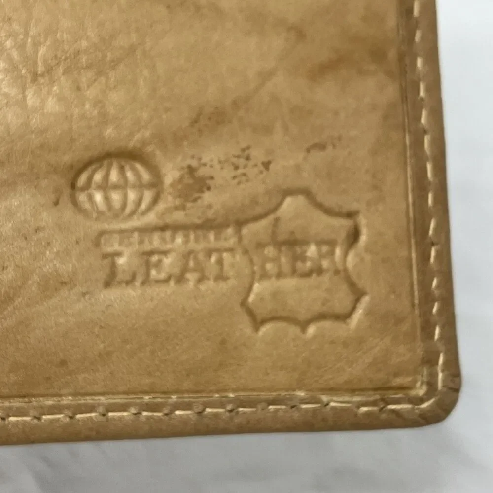 Custom Genuine Leather Wallet LOUISE Personalized CC Slots Billfold